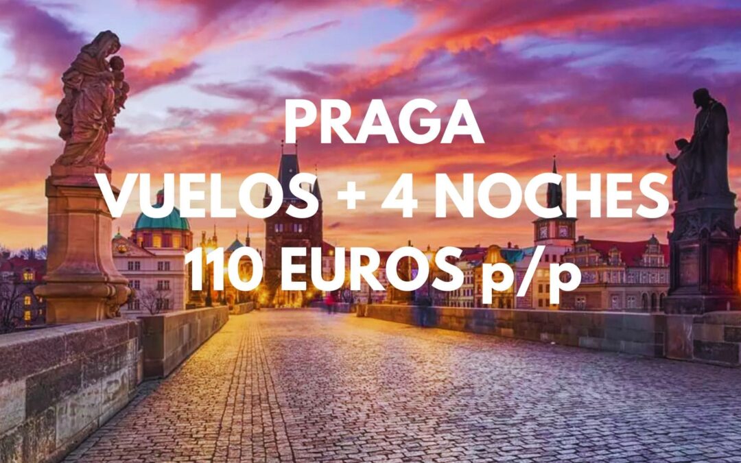 PRAGA en Otoño: Vuelos + 4 noches SÓLO 110 Euros p/p