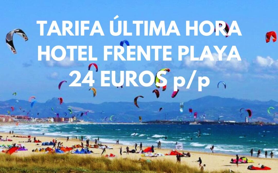 TARIFA ÚLTIMA HORA: Hotel frente a la playa por SÓLO 24 Euros p/p