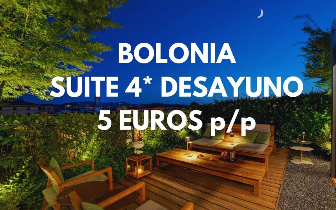BOLONIA (ITALIA): Suite Hotel 4* con desayuno por SÓLO 5 Euros p/p